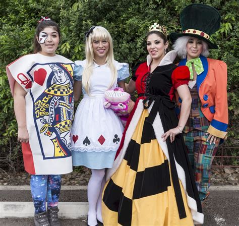 alice and wonderland characters costumes